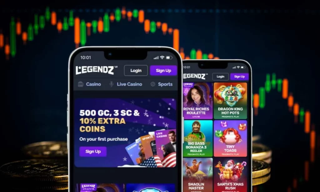 Legendz has no dedicated iOS or Android app
