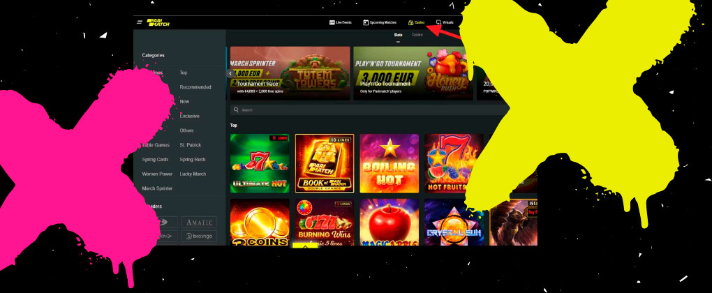 Parimatch casino games